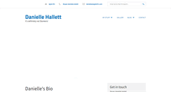 Desktop Screenshot of daniellehallett.com