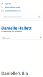 Mobile Screenshot of daniellehallett.com